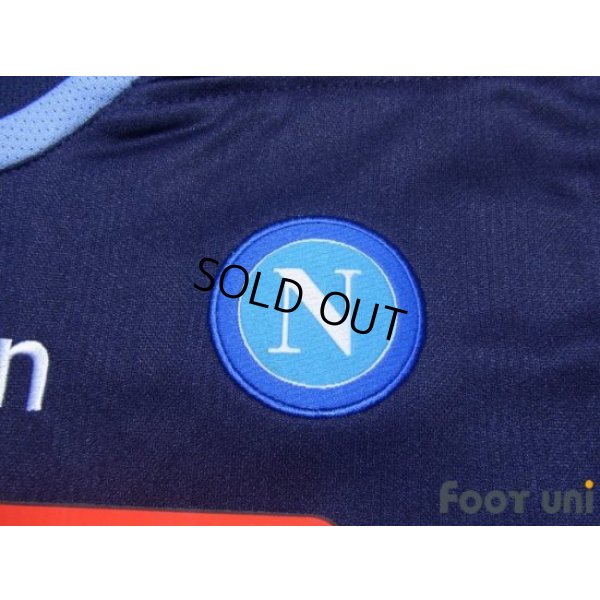 Photo6: Napoli 2010-2011 Third Long Sleeve Shirt #7 Cavani Serie A Tim Patch/Badge w/tags
