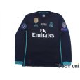 Photo1: Real Madrid 2017-2018 Away Long Sleeve Shirt #7 Cristiano Ronaldo (1)