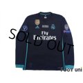 Real Madrid 2017-2018 Away Long Sleeve Shirt #7 Cristiano Ronaldo