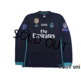 Real Madrid 2017-2018 Away Long Sleeve Shirt #7 Cristiano Ronaldo