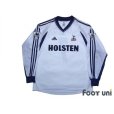 Photo1: Tottenham Hotspur 2001-2002 Home Long Sleeve Shirt #7 Anderton The F.A. Premier League Patch/Badge (1)