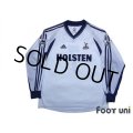 Tottenham Hotspur 2001-2002 Home Long Sleeve Shirt #7 Anderton The F.A. Premier League Patch/Badge