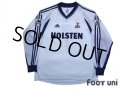 Tottenham Hotspur 2001-2002 Home Long Sleeve Shirt #7 Anderton The F.A. Premier League Patch/Badge