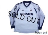 Tottenham Hotspur 2001-2002 Home Long Sleeve Shirt #7 Anderton The F.A. Premier League Patch/Badge