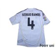 Photo2: Real Madrid 2009-2010 Home Shirt #4 Sergio Ramos LFP Patch/Badge w/tags (2)