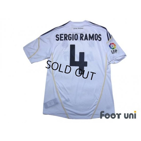 Photo2: Real Madrid 2009-2010 Home Shirt #4 Sergio Ramos LFP Patch/Badge w/tags