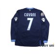 Photo2: Napoli 2010-2011 Third Long Sleeve Shirt #7 Cavani Serie A Tim Patch/Badge w/tags (2)