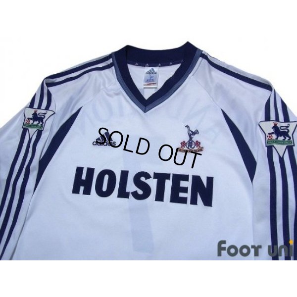 Photo3: Tottenham Hotspur 2001-2002 Home Long Sleeve Shirt #7 Anderton The F.A. Premier League Patch/Badge