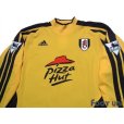 Photo3: Fulham 2001-2002 GK Long Sleeve Shirt #1 Van der Sar w/tags