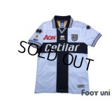 Parma 2018-2019 Home Shirt #22 Bruno Alves Serie A Tim Patch/Badge w/tags