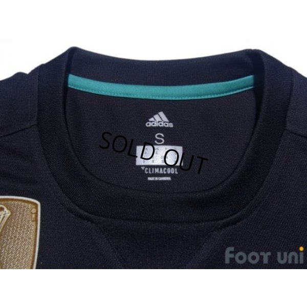 Photo5: Real Madrid 2017-2018 Away Long Sleeve Shirt #7 Cristiano Ronaldo