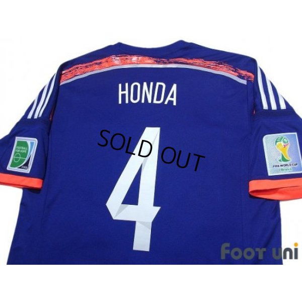 Photo4: Japan 2014 Home Shirt #4 Keisuke Honda FIFA World Cup Brazil Patch/Badge w/tags