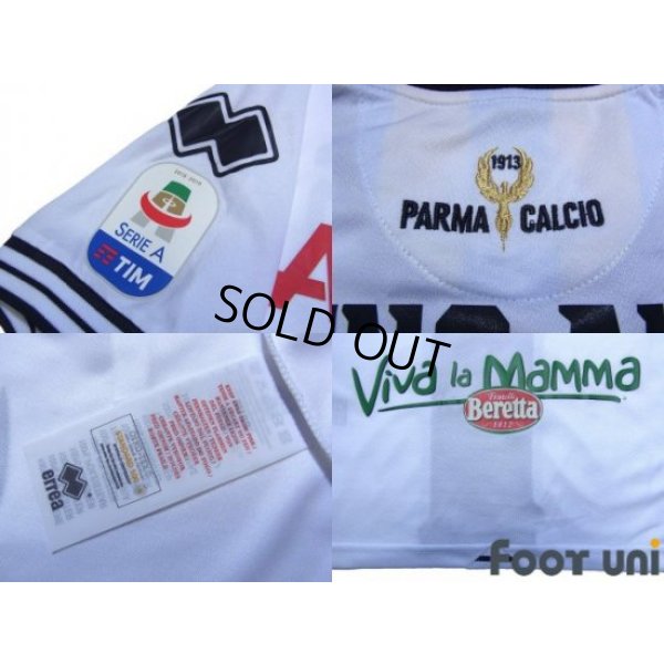 Photo8: Parma 2018-2019 Home Shirt #22 Bruno Alves Serie A Tim Patch/Badge w/tags