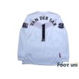 Photo2: Manchester United 2009-2010 GK Long Sleeve Shirt #1 Van der Sar w/tags (2)