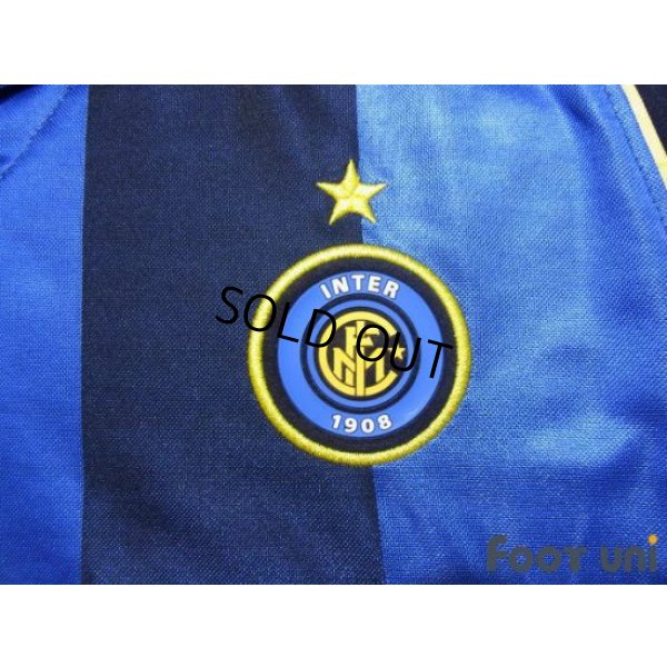 Photo6: Inter Milan 2001-2002 Home Shirt #9 Ronaldo Lega Calcio Patch/Badge