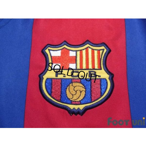 Photo6: FC Barcelona 2002-2003 Home Shirt #6 Xavi Hernandez LFP Patch/Badge