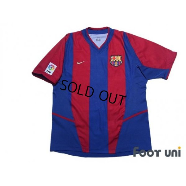 Photo1: FC Barcelona 2002-2003 Home Shirt #6 Xavi Hernandez LFP Patch/Badge