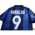 Photo4: Inter Milan 2001-2002 Home Shirt #9 Ronaldo Lega Calcio Patch/Badge