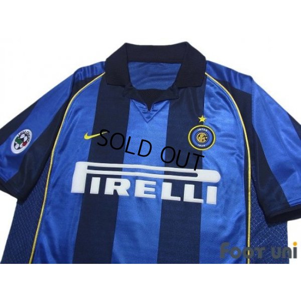 Photo3: Inter Milan 2001-2002 Home Shirt #9 Ronaldo Lega Calcio Patch/Badge