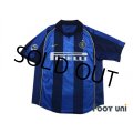 Inter Milan 2001-2002 Home Shirt #9 Ronaldo Lega Calcio Patch/Badge