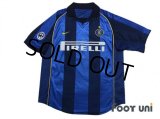 Inter Milan 2001-2002 Home Shirt #9 Ronaldo Lega Calcio Patch/Badge