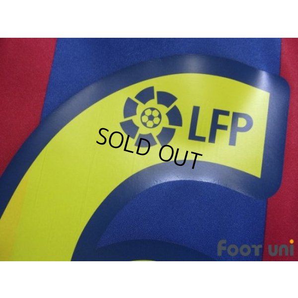Photo7: FC Barcelona 2002-2003 Home Shirt #6 Xavi Hernandez LFP Patch/Badge