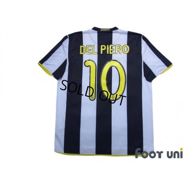 Photo2: Juventus 2008-2009 Home Shirt #10 Del Piero