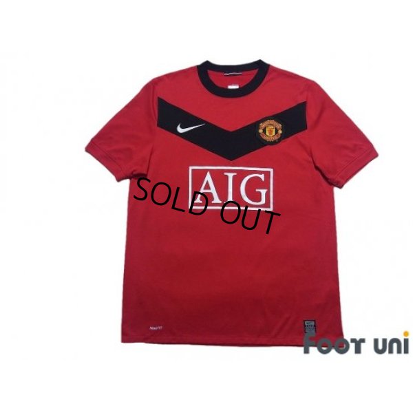 Photo1: Manchester United 2009-2010 Home Shirt #13 J.S. Park