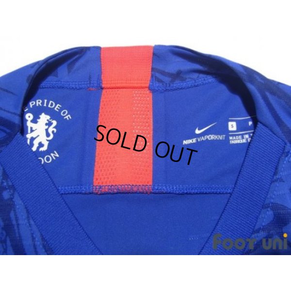 Photo5: Chelsea 2019-2020 Home Authentic Shirt #22 Pulisic Premier League Patch/Badge w/tags