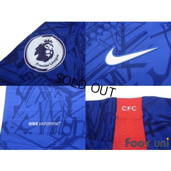 Photo7: Chelsea 2019-2020 Home Authentic Shirt #22 Pulisic Premier League Patch/Badge w/tags