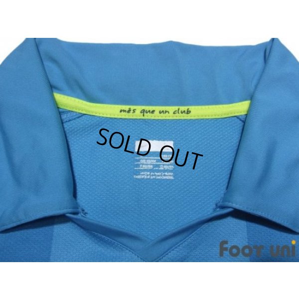 Photo4: FC Barcelona 2007-2008 Home Long Sleeve Authentic Shirt