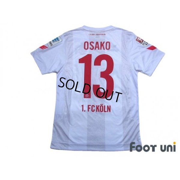 Photo2: 1.FC Koln 2016-2017 Home Long Sleeve Shirt #13 Yuya Osako Bundesliga Patch/Badge