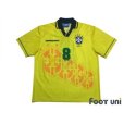 Photo1: Brazil 1995 Home Shirt #8 Dunga (1)