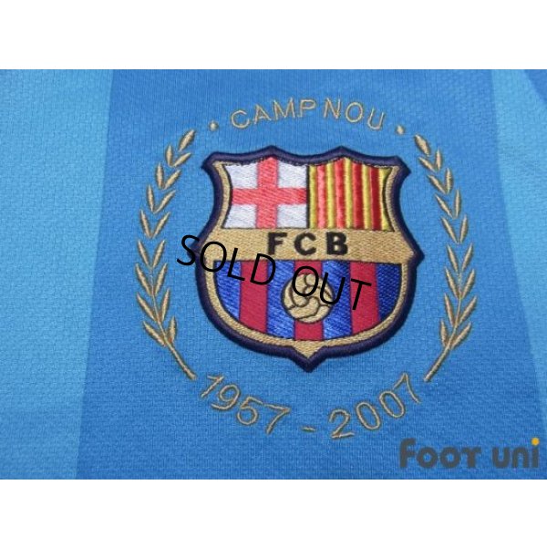 Photo5: FC Barcelona 2007-2008 Home Long Sleeve Authentic Shirt