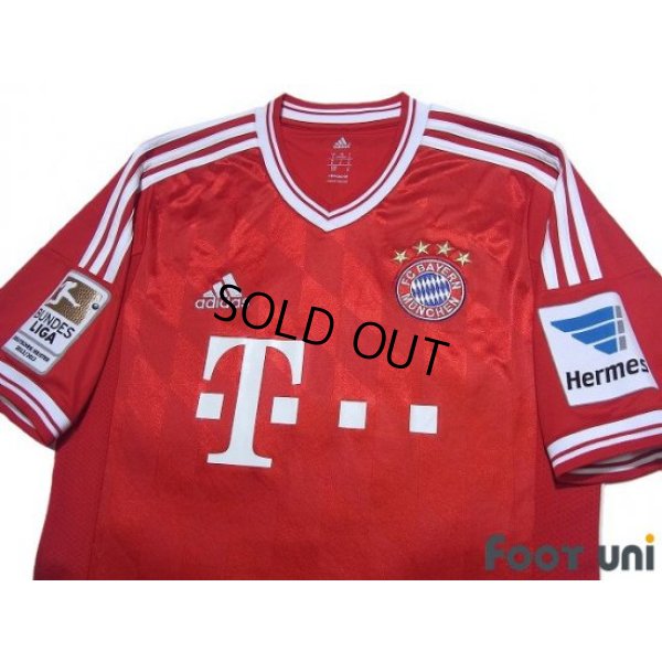 Photo3: Bayern Munchen 2013-2014 Home Shirt #19 Mario Gotze Bundesliga Patch/Badge