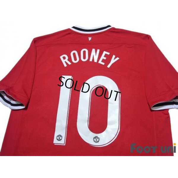 Photo4: Manchester United 2011-2012 Home Shirt #10 Wayne Rooney