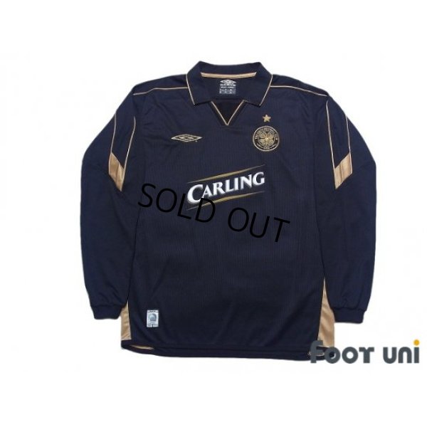 Photo1: Celtic 2003-2004 Away Long Sleeve Shirt