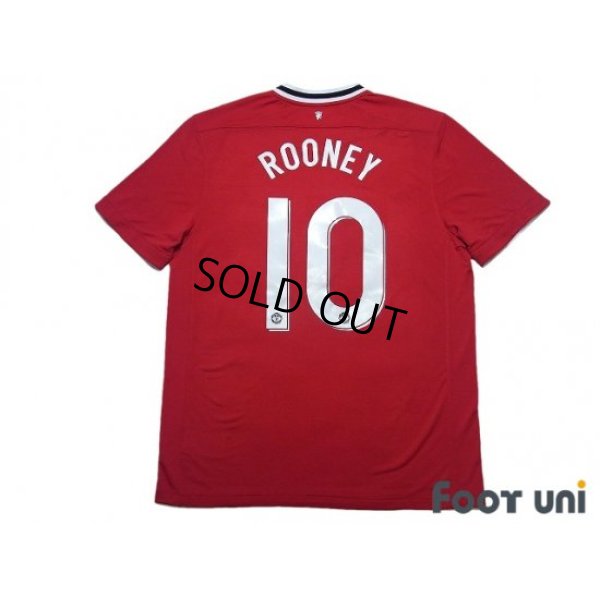 Photo2: Manchester United 2011-2012 Home Shirt #10 Wayne Rooney