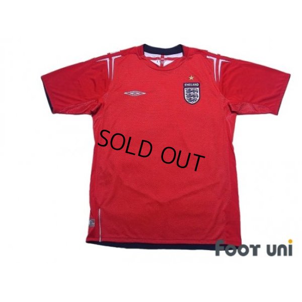 Photo1: England Euro 2004 Home Shirt