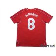 Photo2: Liverpool 2014-2015 Home Shirt #8 Steven Gerrard (2)