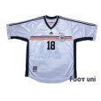 Photo1: Germany 1998 Home Shirt #18 Klinsmann (1)
