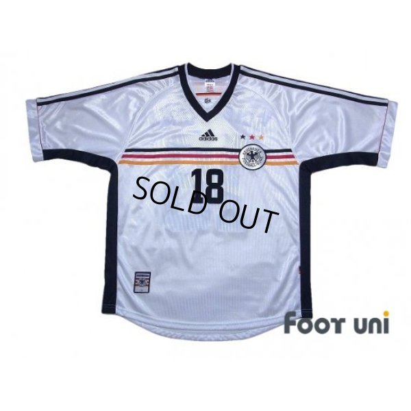 Photo1: Germany 1998 Home Shirt #18 Klinsmann