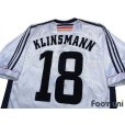 Photo4: Germany 1998 Home Shirt #18 Klinsmann