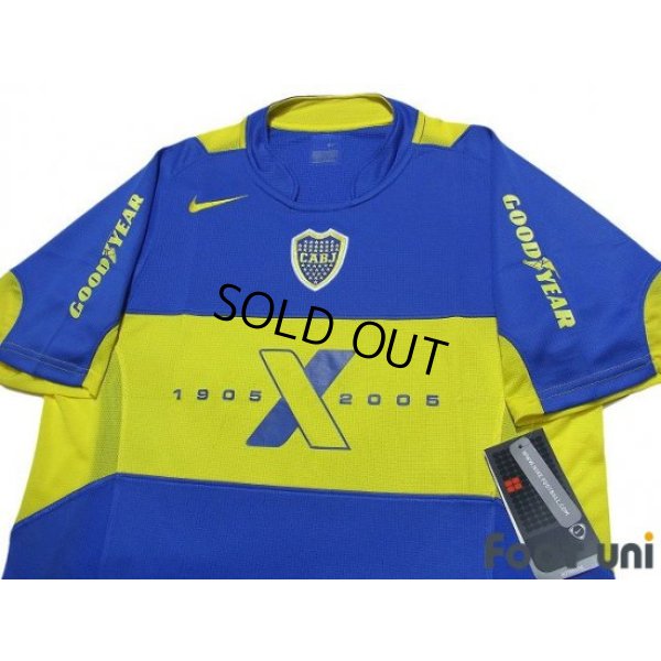 Photo3: Boca Juniors 2005 Home Centenario Shirt w/tags