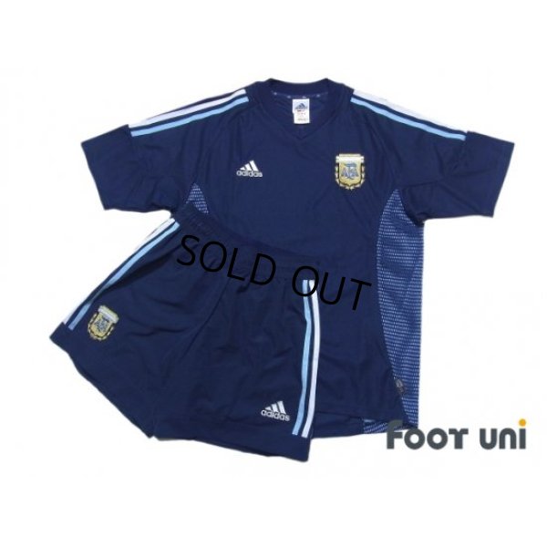 Photo1: Argentina 2002 Away Shirt and Shorts Set