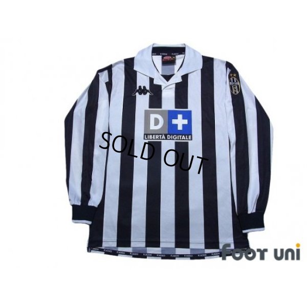 Photo1: Juventus 1998-1999 Home Long Sleeve Shirt