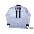 Photo2: Manchester United 1997-1999 Away Long Sleeve Shirt #11 Giggs Champions League Patch/Badge (2)