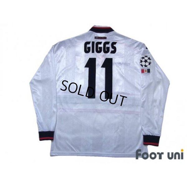 Photo2: Manchester United 1997-1999 Away Long Sleeve Shirt #11 Giggs Champions League Patch/Badge