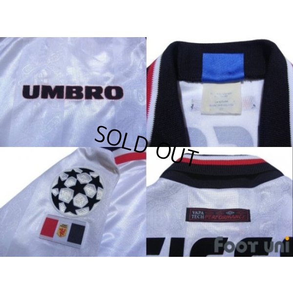 Photo8: Manchester United 1997-1999 Away Long Sleeve Shirt #11 Giggs Champions League Patch/Badge