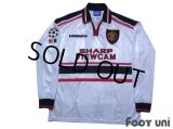 Manchester United 1997-1999 Away Long Sleeve Shirt #11 Giggs Champions League Patch/Badge